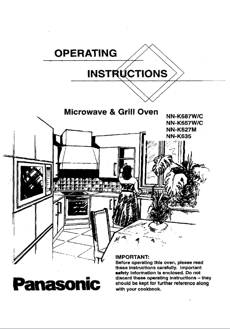 First page image of the manual for NN-K657