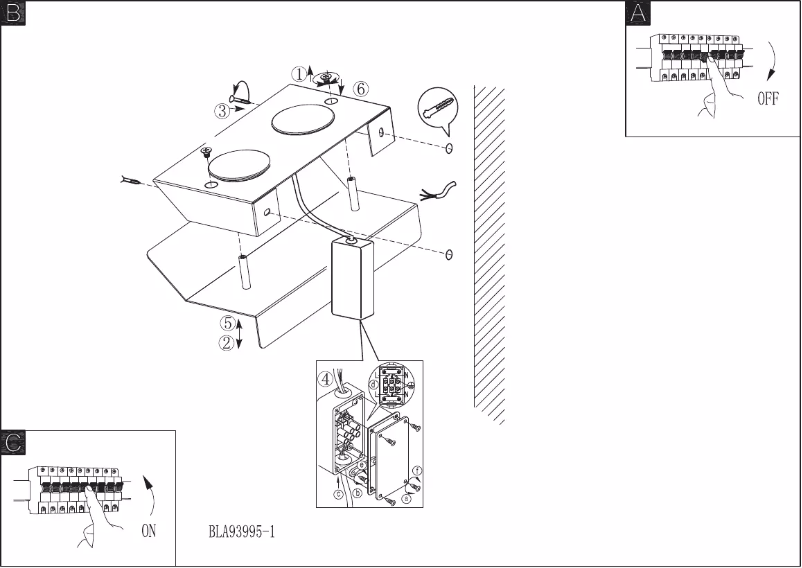 Page 1 of the manual User Manual Eglo Rustega