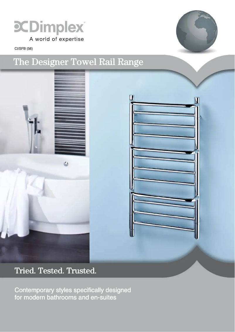 Page 1 of the manual Brochure Dimplex BR350C