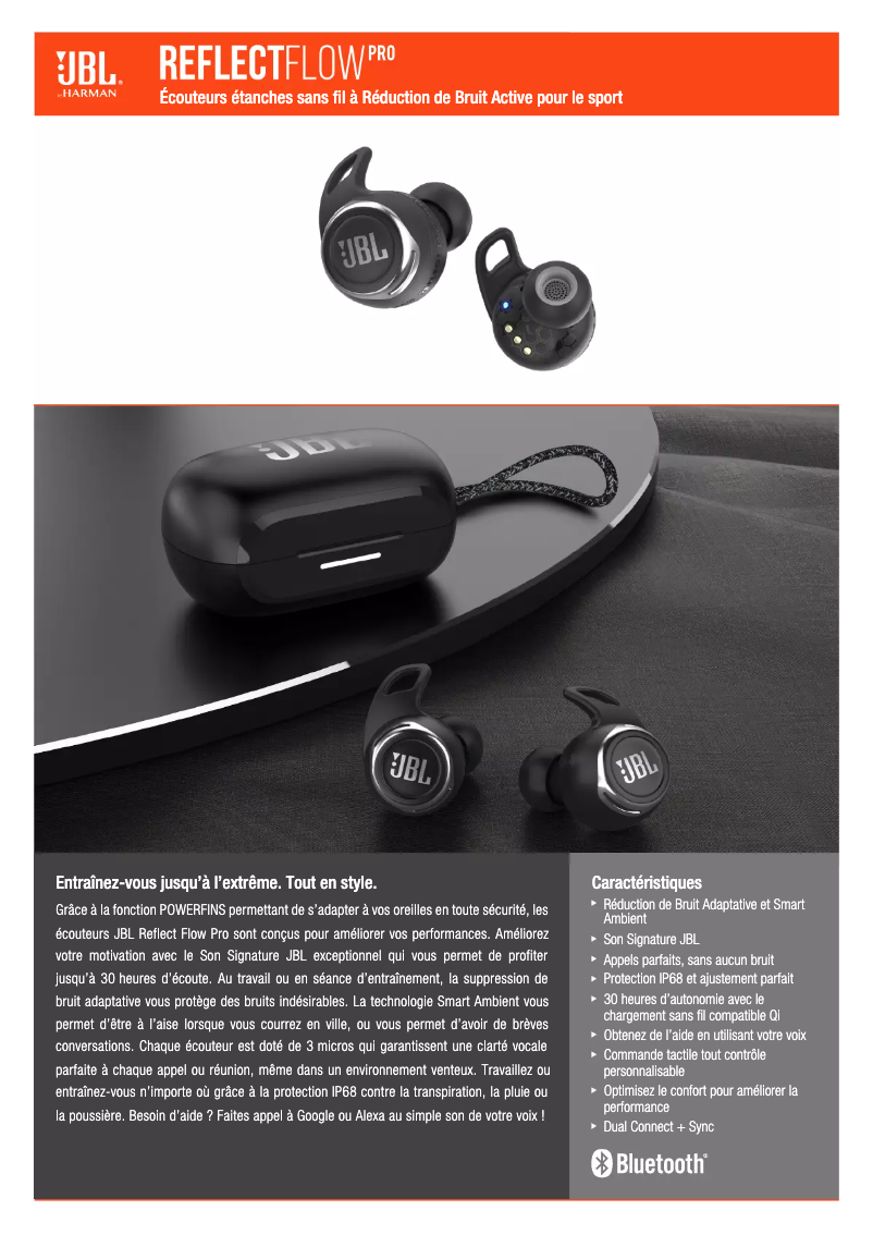 Image de la première page du manuel de l'appareil Reflect Flow Pro