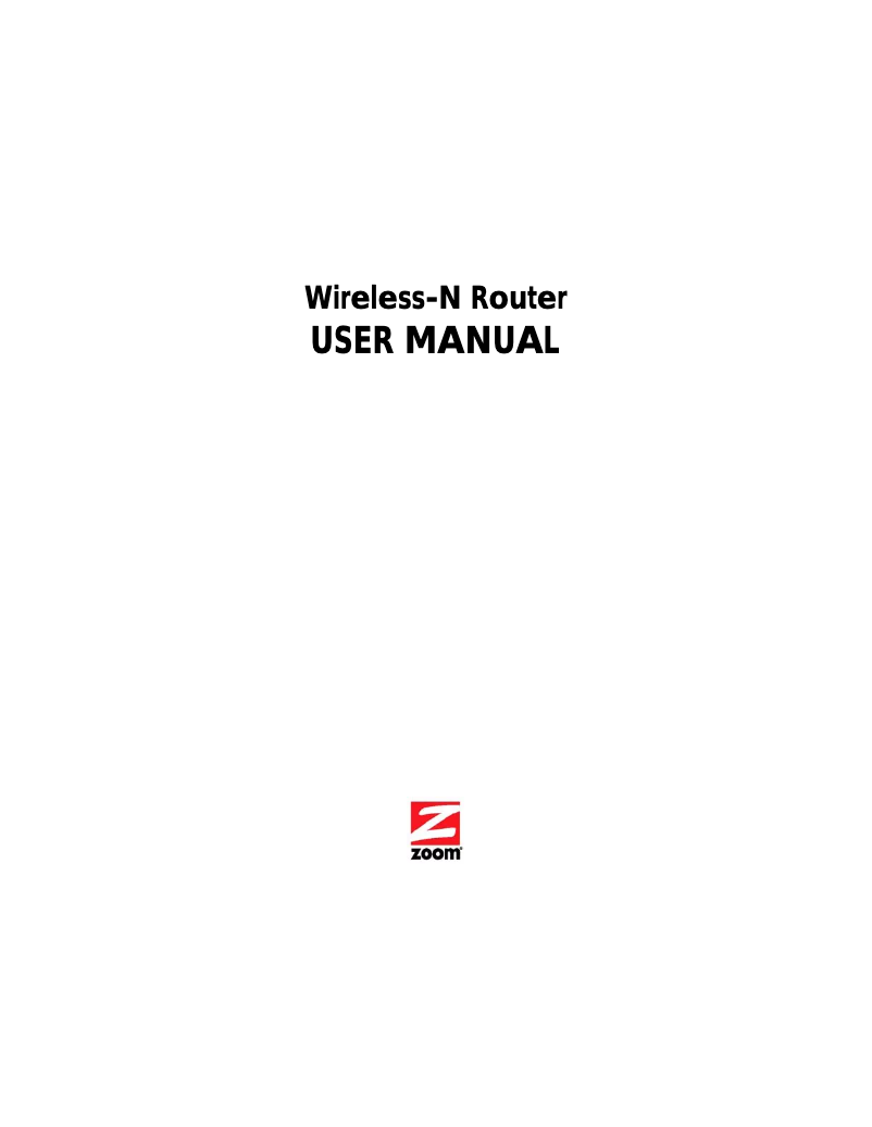 First page image of the manual for Wireless-N