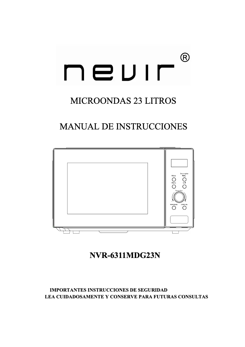 First page image of the manual for NVR-6311MDG23N