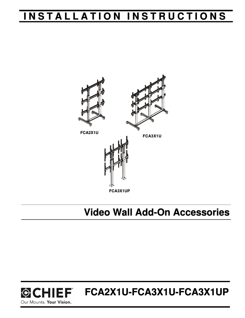 First page image of the manual for FCA3X1U