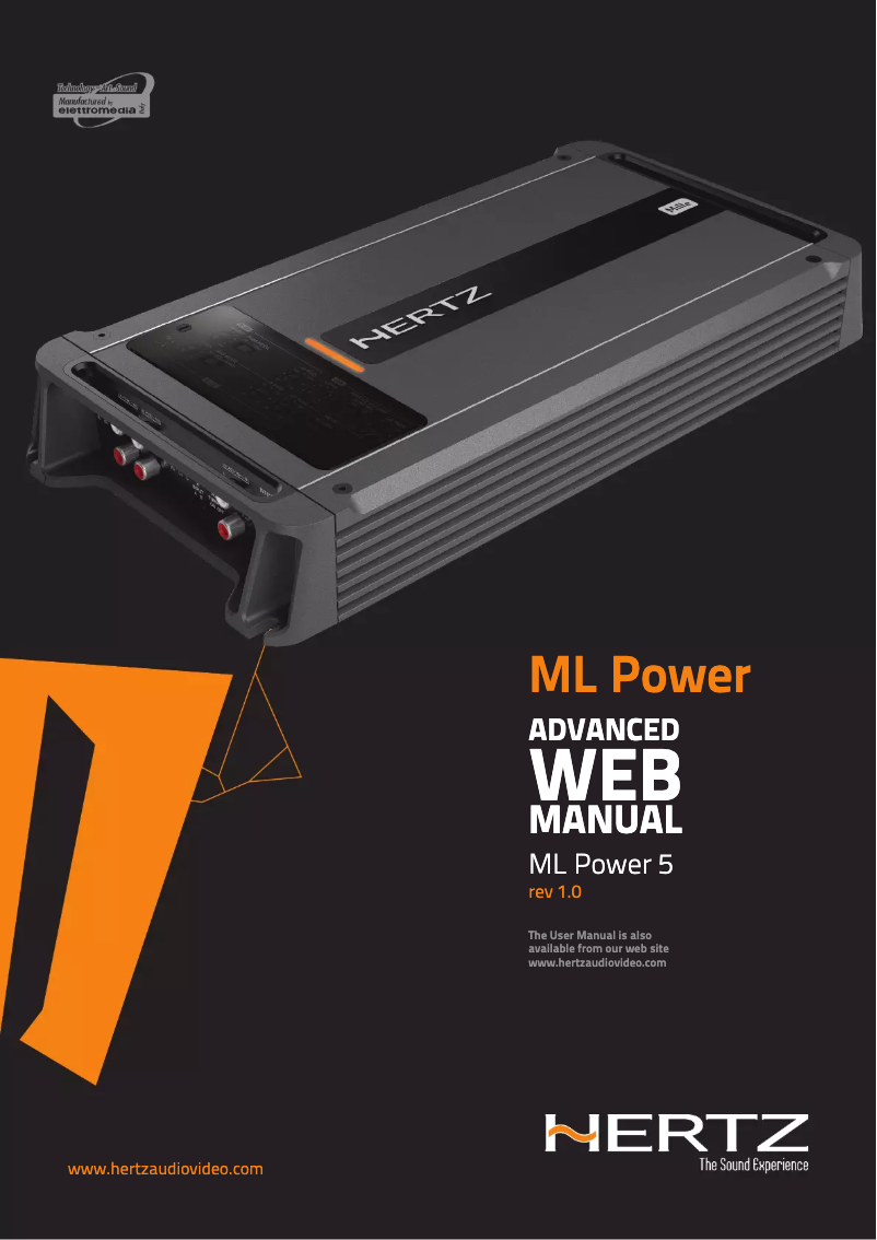 Image de la première page du manuel de l'appareil ML Power 5