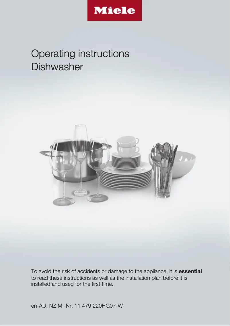 First page image of the manual for G 7519 SCi XXL AutoDos