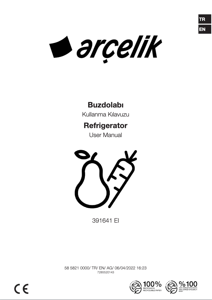 First page image of the manual for 391641 EI