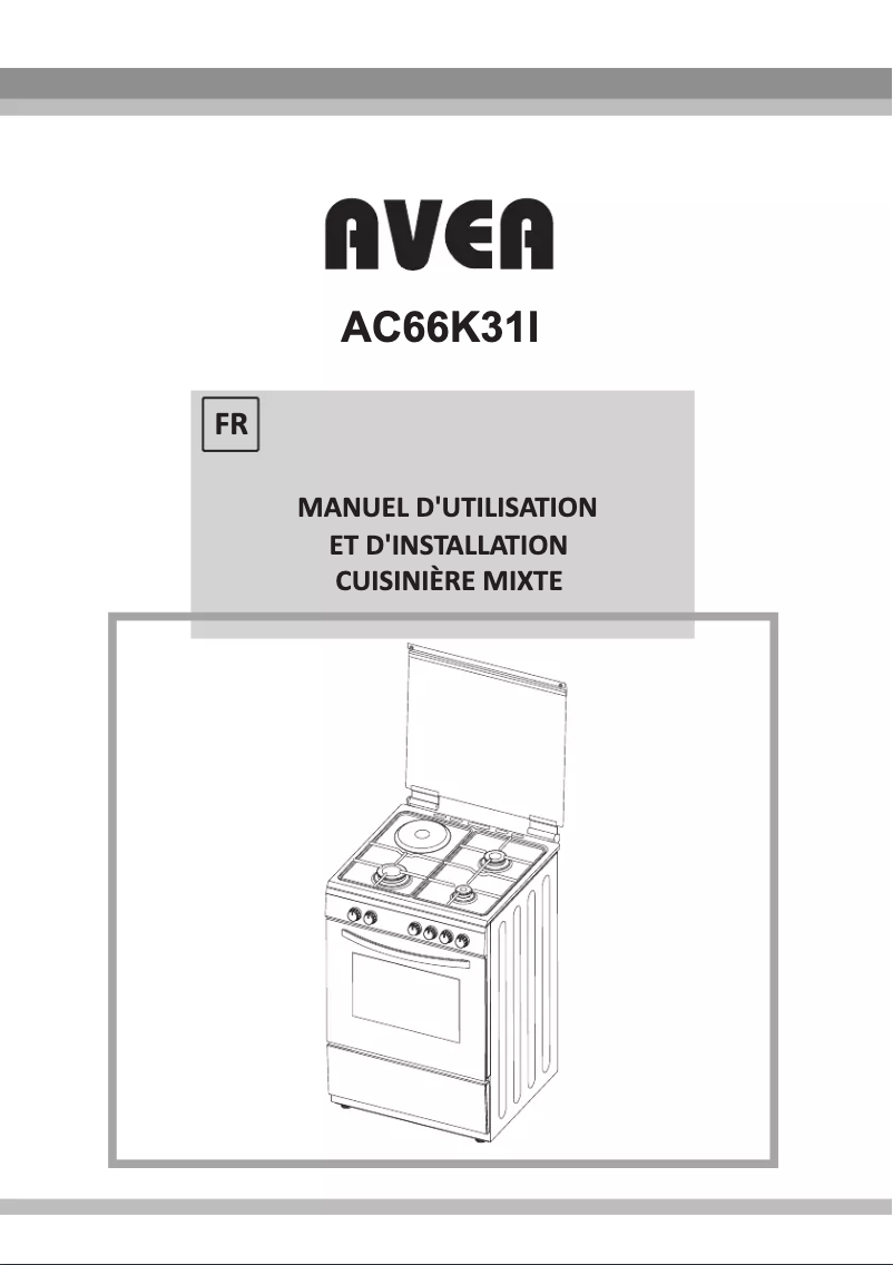 Page 1 of the manual User Manual AVEA AC66K31I