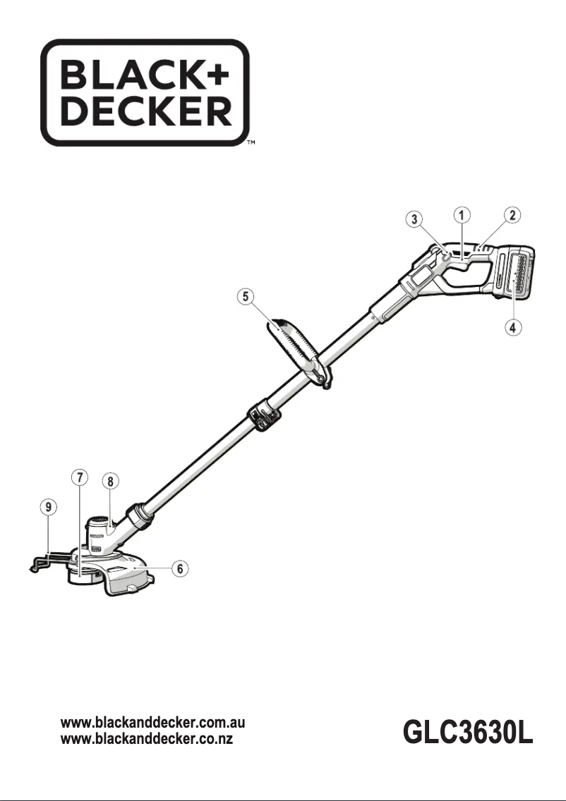 First page image of the manual for GLC3630L