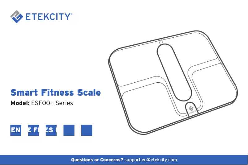 Page 1 of the manual User Manual Etekcity ESF00+