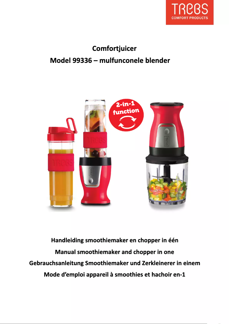First page image of the manual for Comfortjuicer 99336