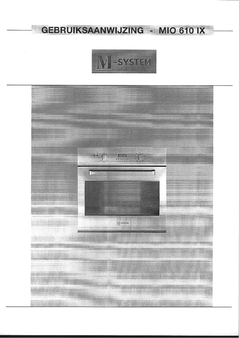 First page image of the manual for MIO 610 IX