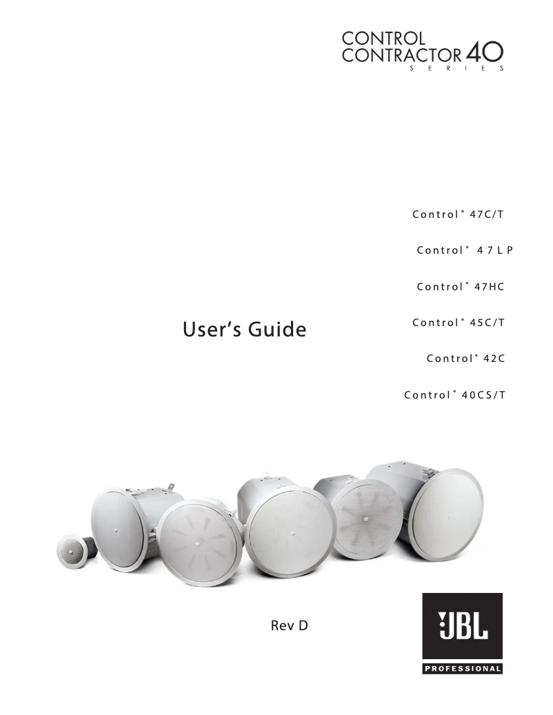 First page image of the manual for Control 42C