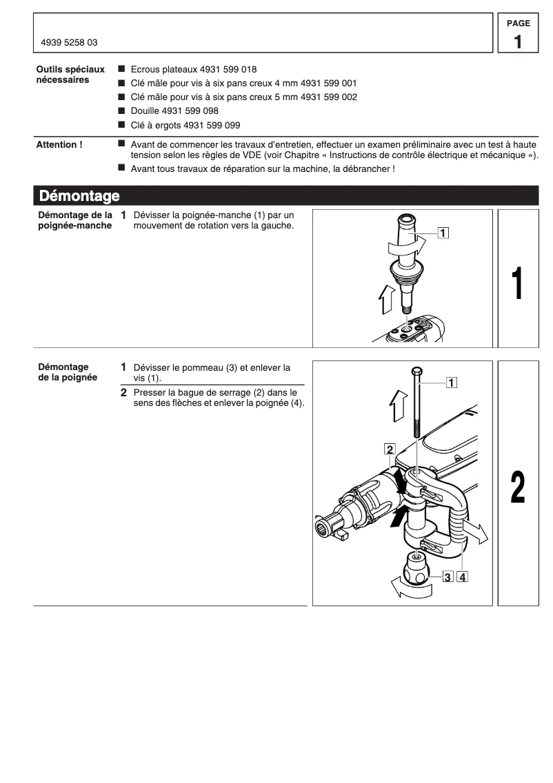 Page 1 of the manual User Manual Milwaukee K 900 K
