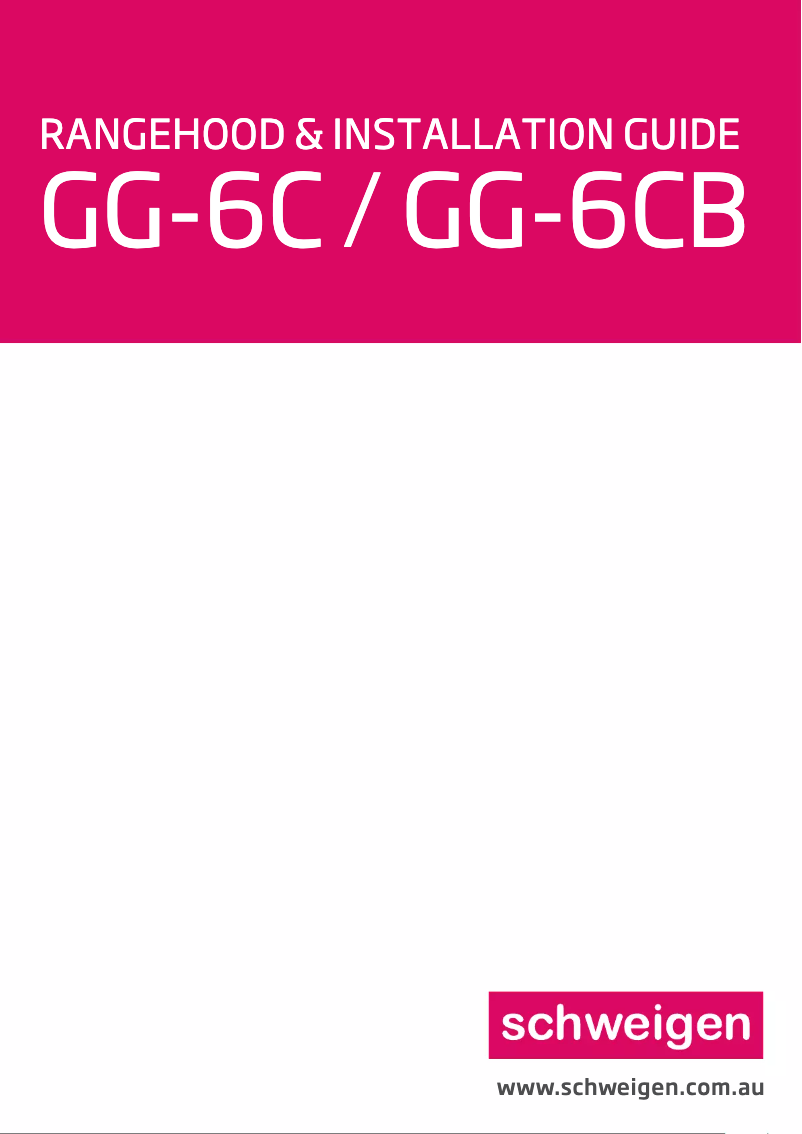 First page image of the manual for GG-6CB