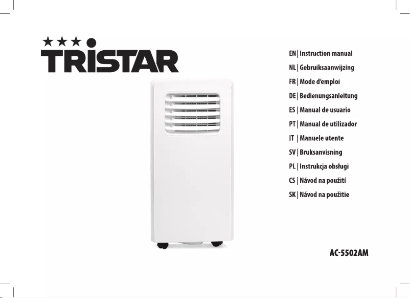 Page 1 of the manual User Manual TriStar AC-5502AM