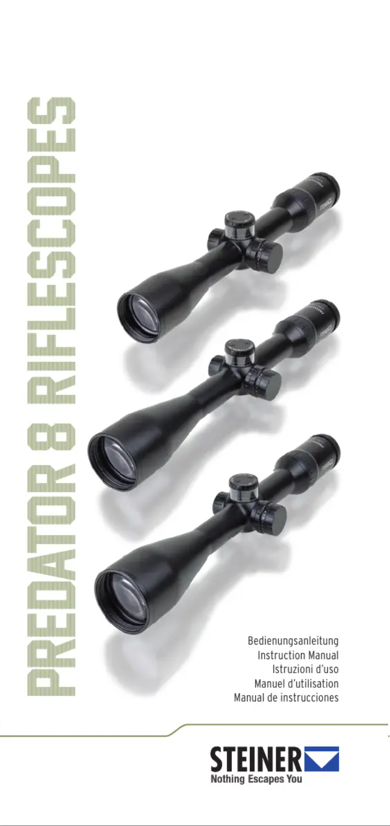 Image de la première page du manuel de l'appareil Predator 8 4-32x56