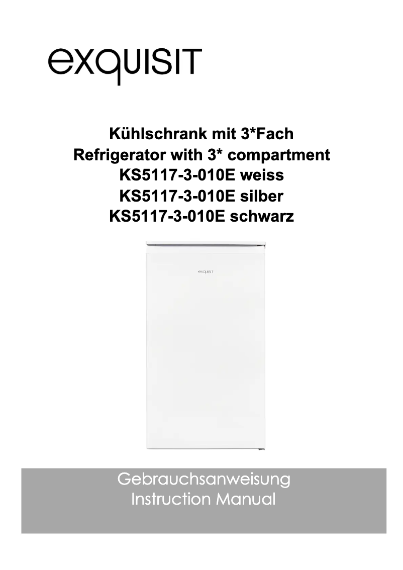 First page image of the manual for KS5117-3-010E