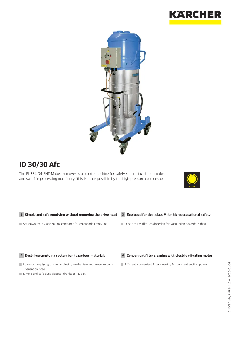 First page image of the manual for ID 30/30 Afc