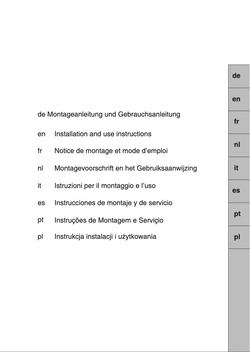 First page image of the manual for DHG990XFIM