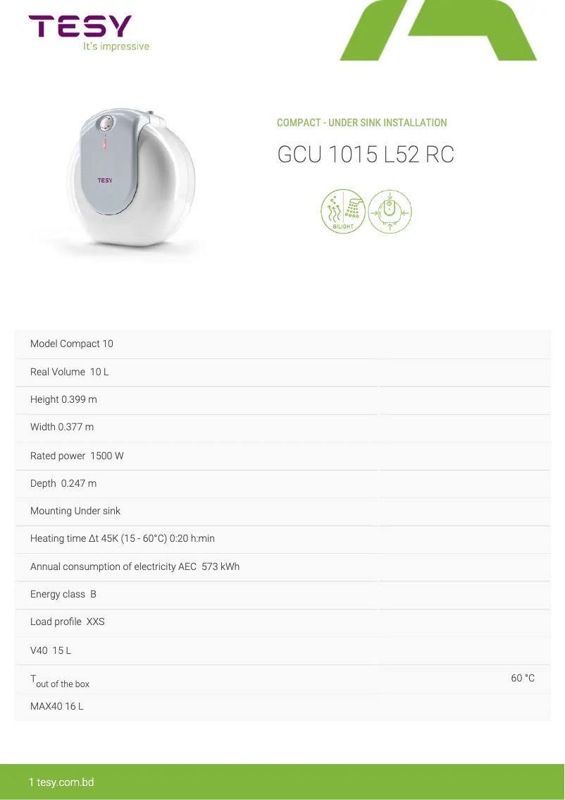 First page image of the manual for Compact 10