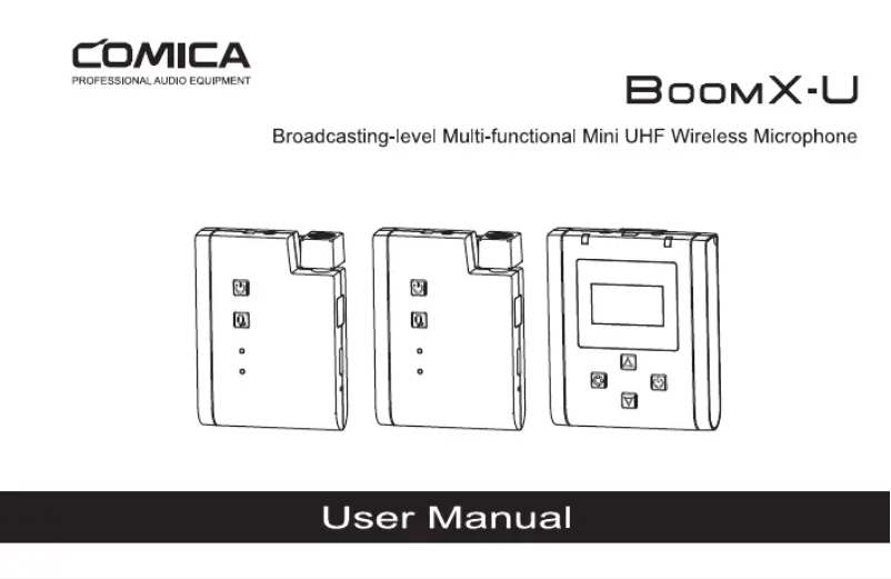 First page image of the manual for BoomX-U