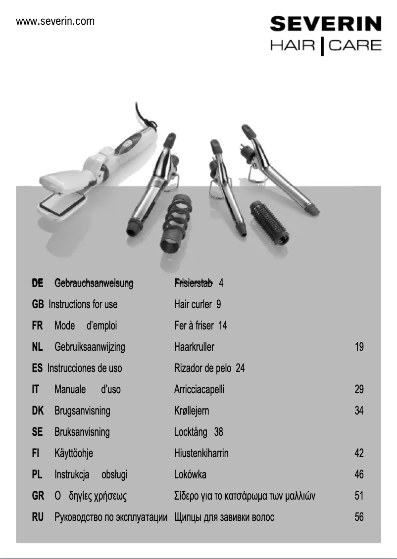 Page 1 of the manual User Manual Severin LS 0681