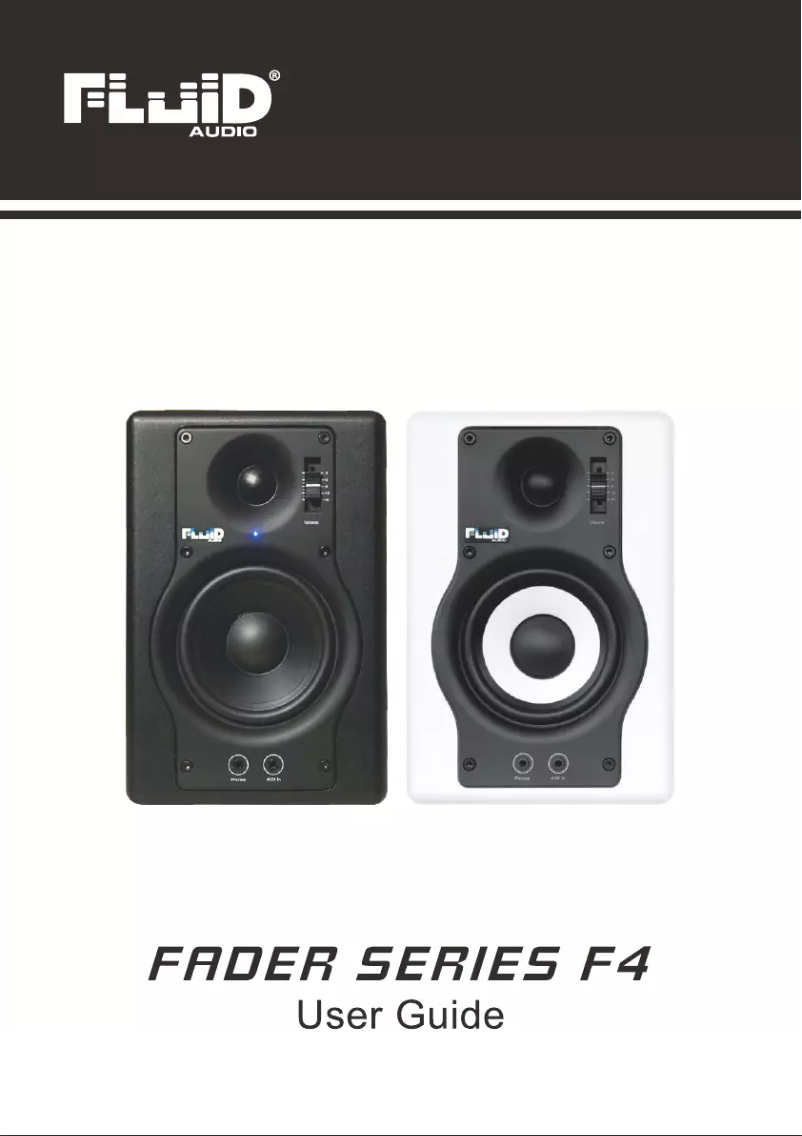 First page image of the manual for F4