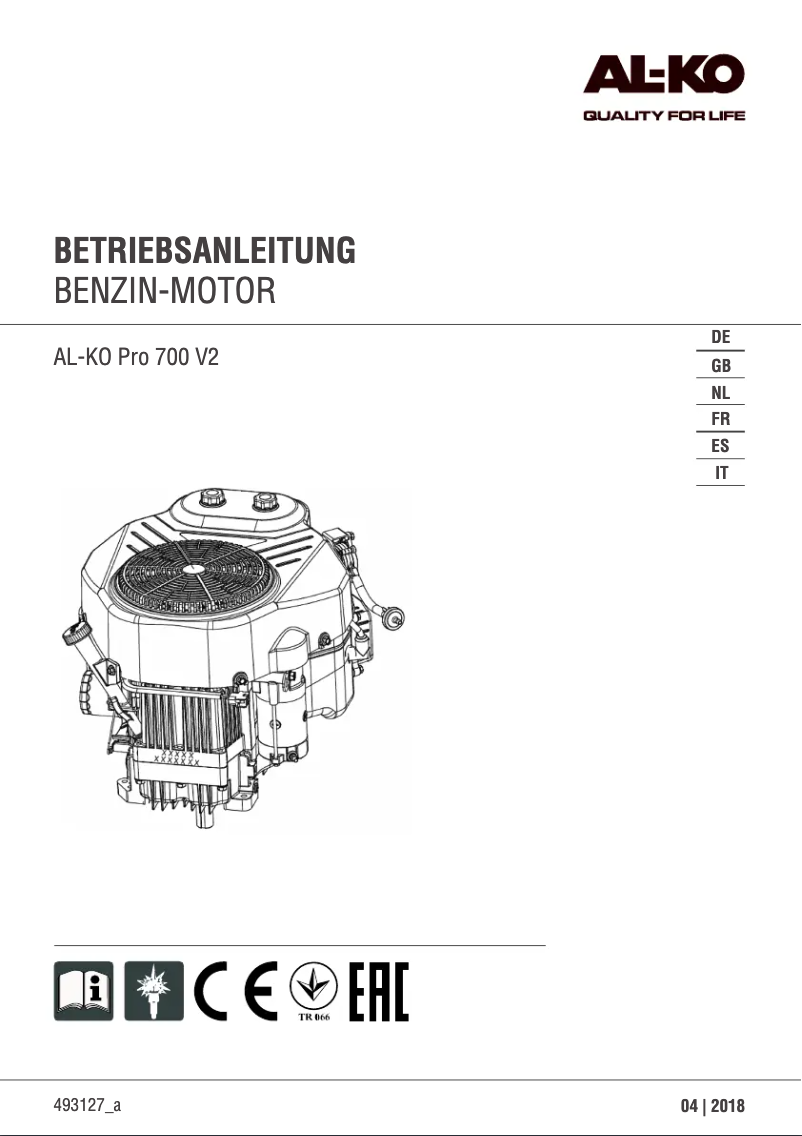 Image de la première page du manuel de l'appareil T22-105.1 HD-A V2