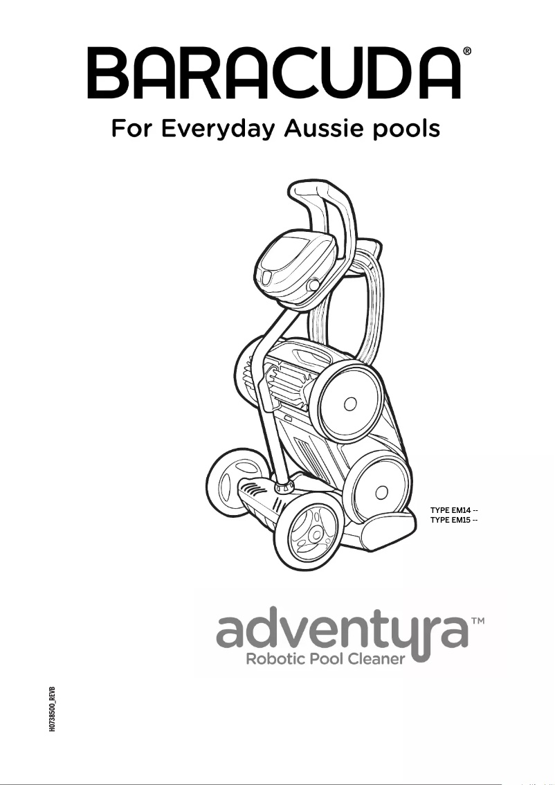 Page 1 of the manual User Manual Baracuda Adventura