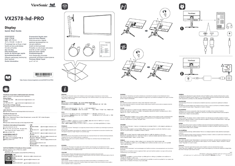 Image de la première page du manuel de l'appareil VX2578-HD-PRO-2