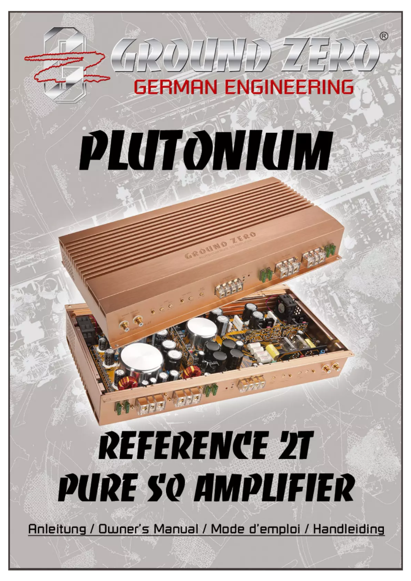 First page image of the manual for Plutonium Reference 2T