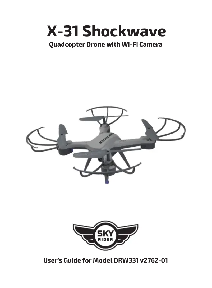 First page image of the manual for DRW331