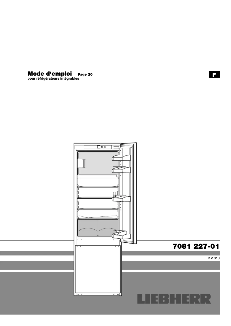 First page image of the manual for IKV 3214 Comfort