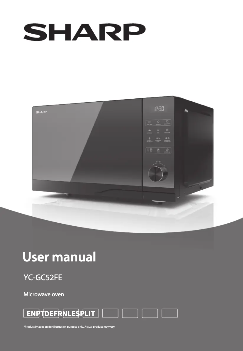 First page image of the manual for GC52BEB