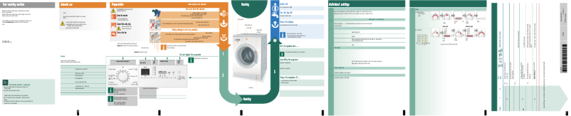 First page image of the manual for WM12P360GC