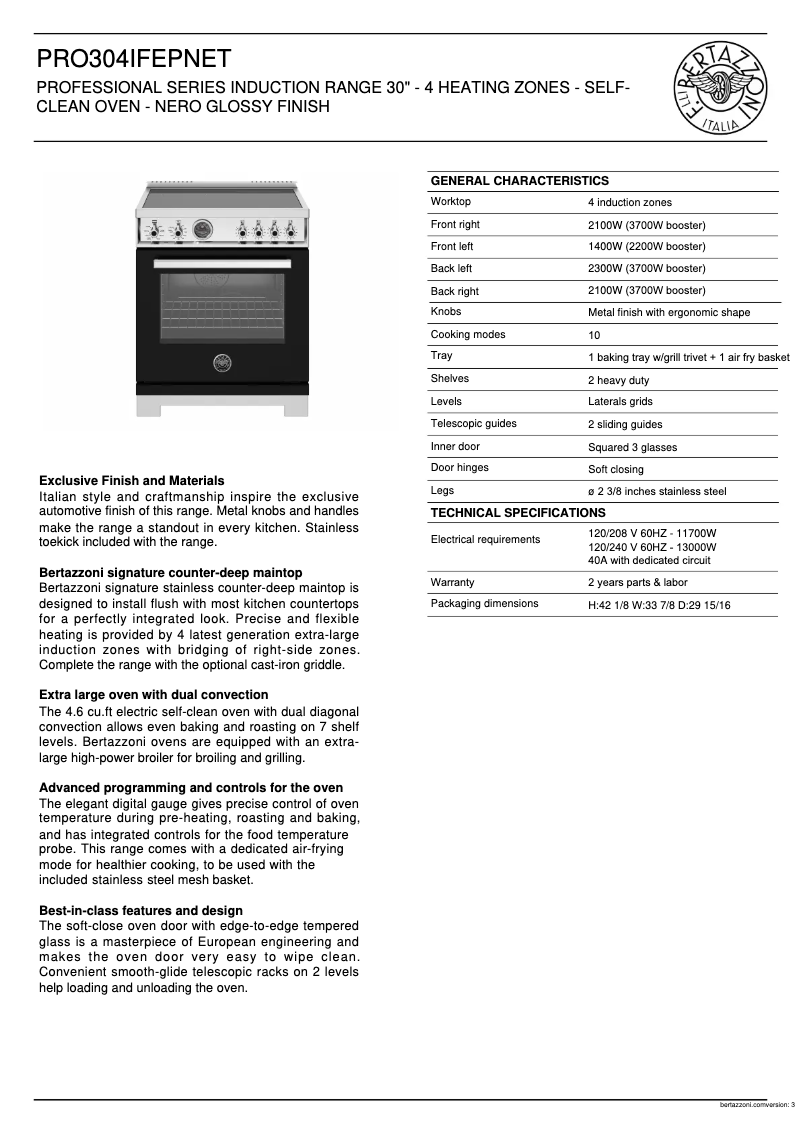 First page image of the manual for PRO304IFEPNET