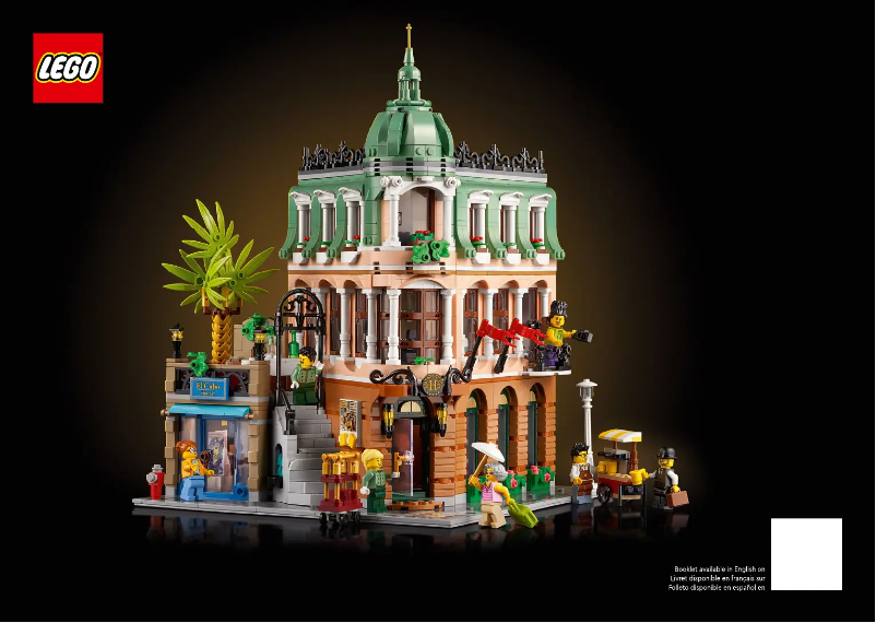 Page 1 of the manual User Manual Lego Icons 10297