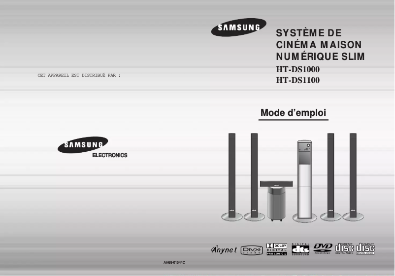 Page 1 of the manual User Manual Samsung HT-DS1100
