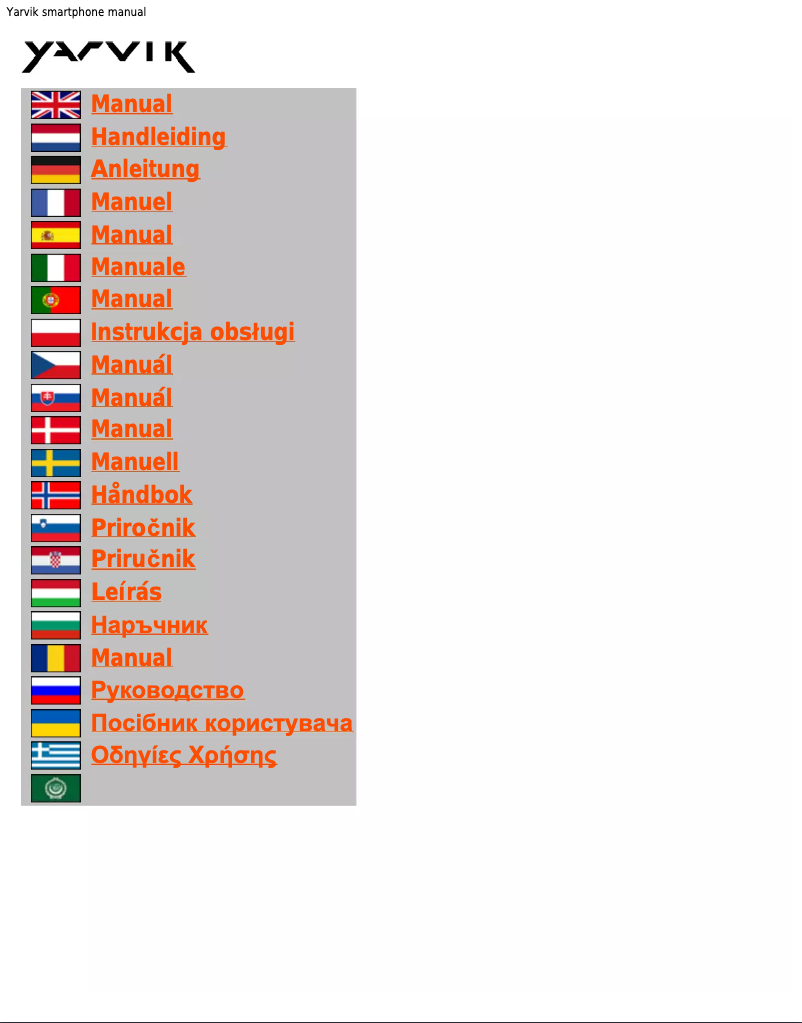 Page 1 of the manual User Manual Yarvik Ingenia Compact SMP35-200