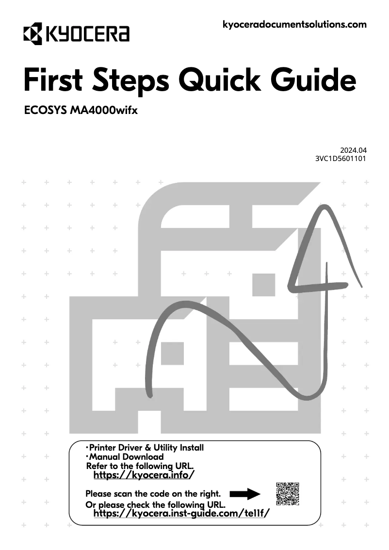 First page image of the manual for ECOSYS MA4000wifx