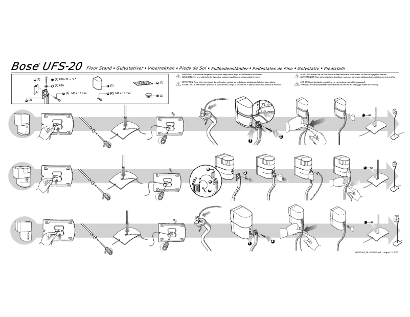 First page image of the manual for UFS 20 Series II