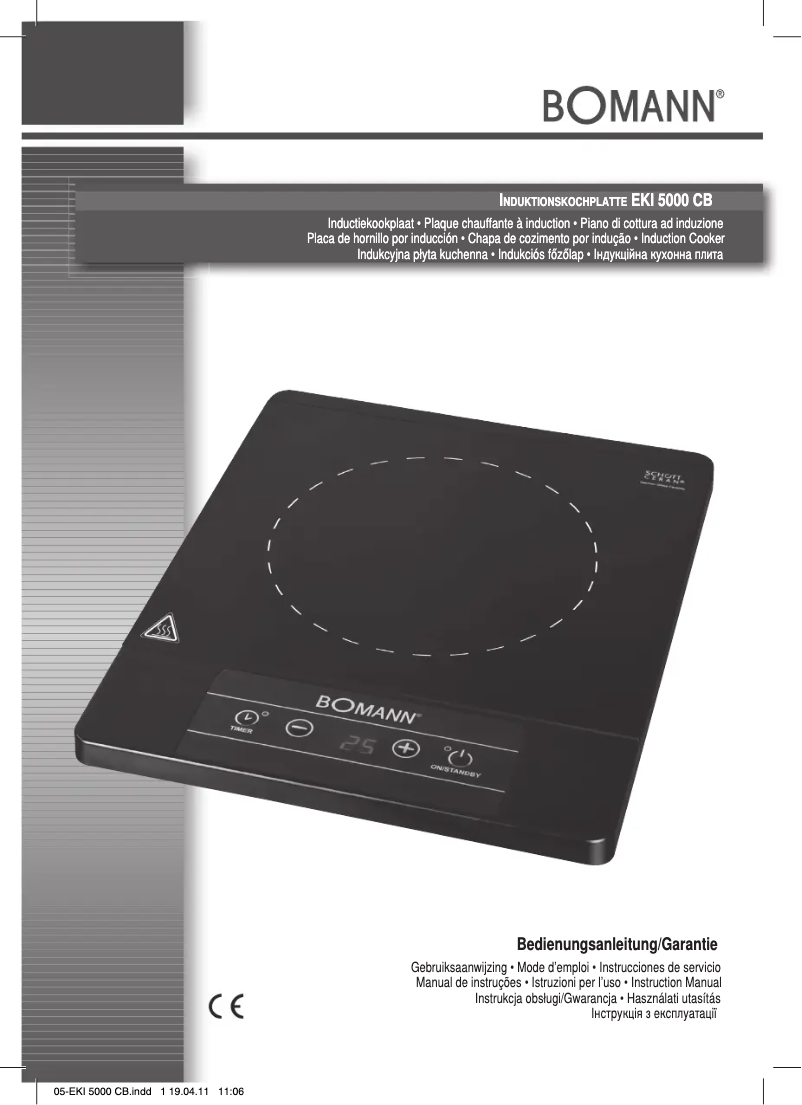 First page image of the manual for EKI 5000 CB