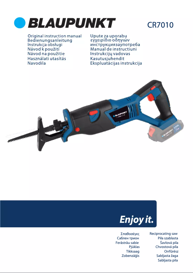 Page 1 of the manual User Manual Blaupunkt CR7010