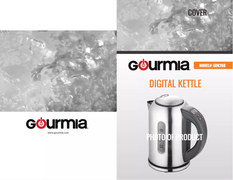 Page 1 of the manual User Manual Gourmia GDK260