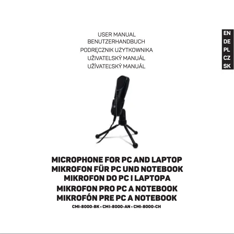 Page 1 of the manual User Manual Connect IT CMI-8000-AN