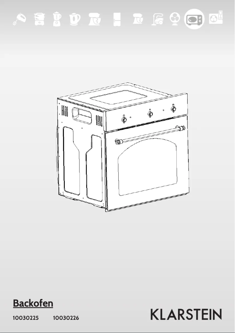 Page 1 of the manual User Manual Klarstein 10030225