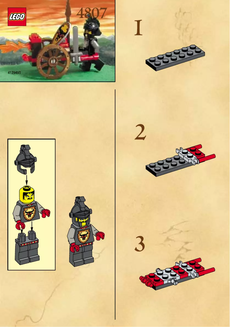 Page 1 of the manual User Manual Lego Castle 4807
