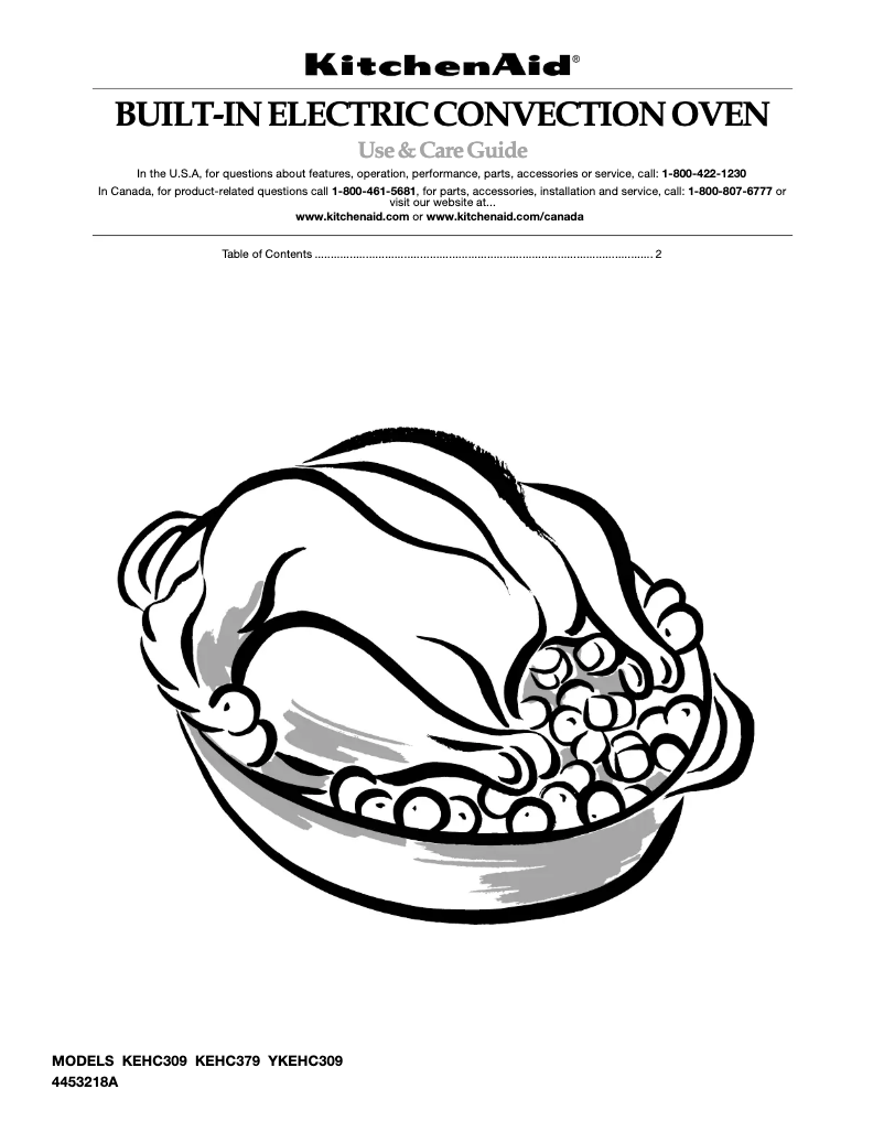 First page image of the manual for Architect KEHC309JSS