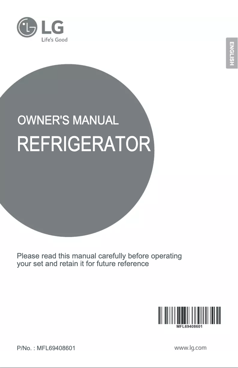 Page 1 of the manual User Manual LG GL-081SQQ