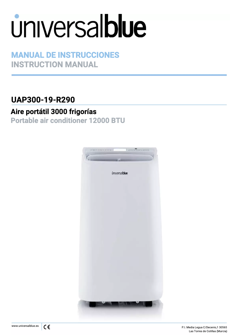 Page 1 of the manual User Manual Universal Blue Grandvalira II 3000